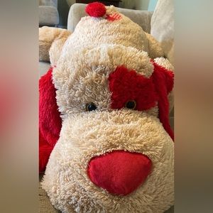 Large stuffed dog